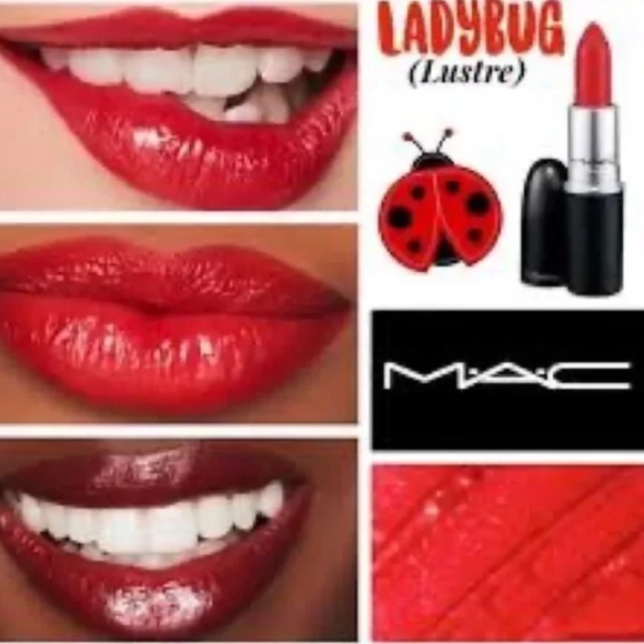 🔥HOST PICK🔥NEW MAC Cosmetics Full Size Lustre Lipstick Lady Bug 510 - Picture 2 of 4